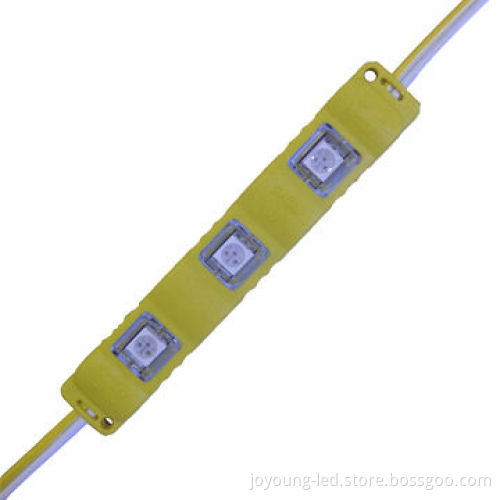 5050 Water-resistant LED Injection Module with PC Cover, 5 Colors, 18-20lm, 12V, IP67
